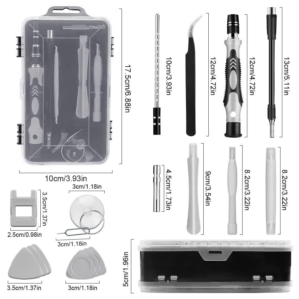 Набор отвёрток Sipobuy Precision 115-в-1 для DIY и ремонта Магнитный мини-набор инструментов для ПК, очков и другой электроники чёрный, фото №6 Набор отвёрток Sipobuy Precision 115-в-1 для DIY и ремонта Магнитный мини-набор инструментов для ПК, очков и другой электроники чёрный, фото №6