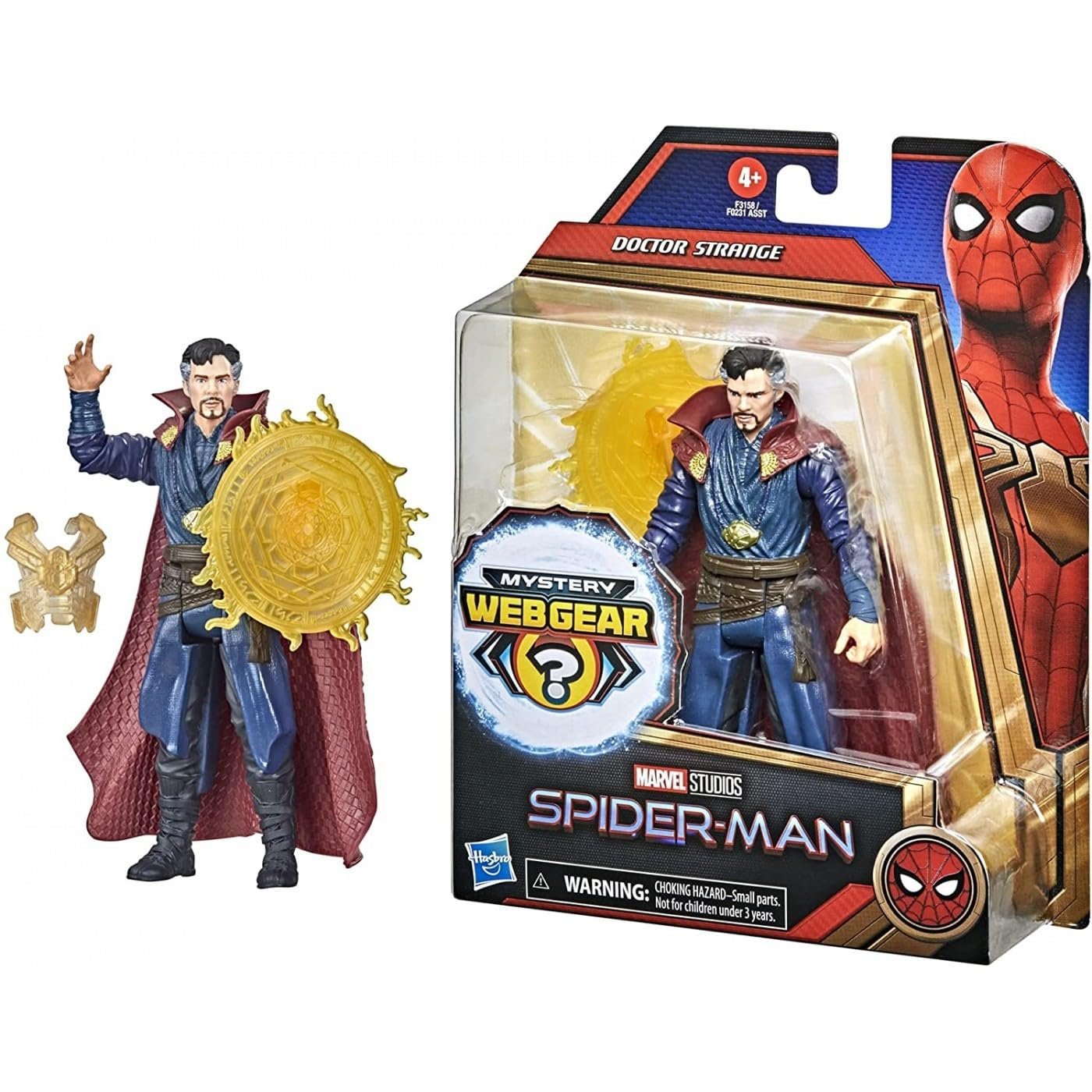 Фігурка Marvel Spider-Man Doctor Strange, 15 см, 1 аксесуар броні Mystery Web Gear та 1 аксесуар персонажа, фото №2