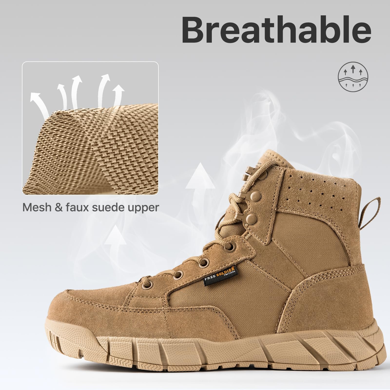 Мужские ботинки FREE SOLDIER, фото №3