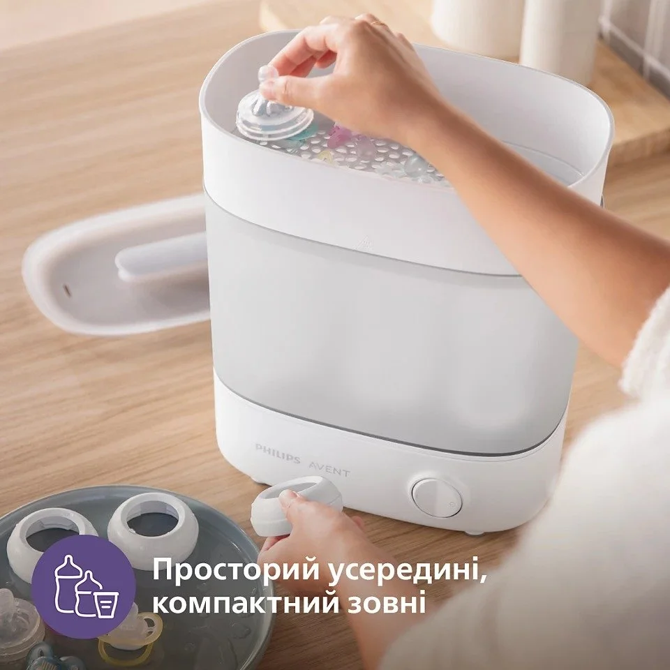 Стерилізатор для дитячих пляшок Philips Avent SCF291/30 / Білий, фото №4