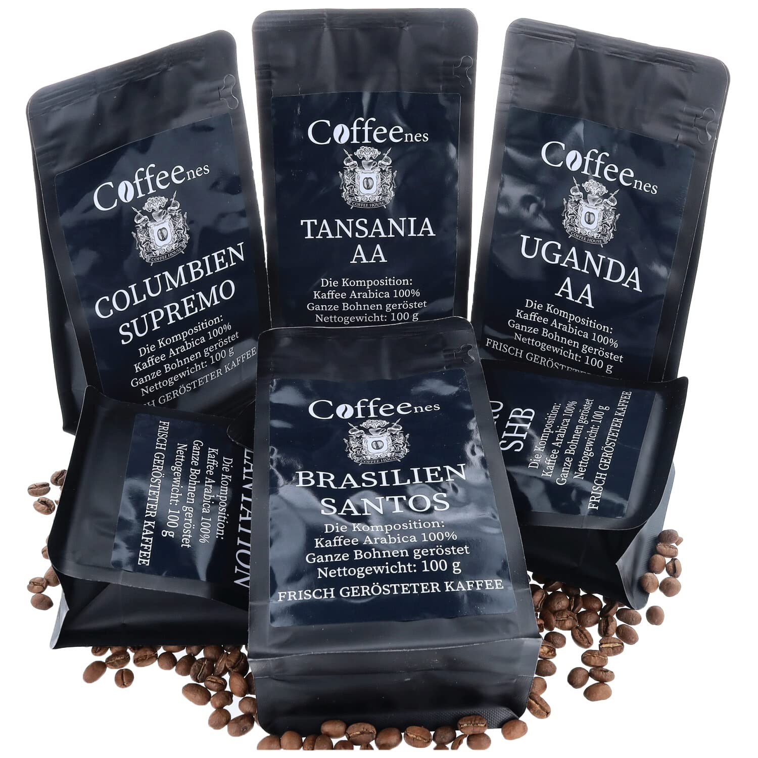 Набір кави Coffeenes World Tour, 6 x 100 г, фото №4