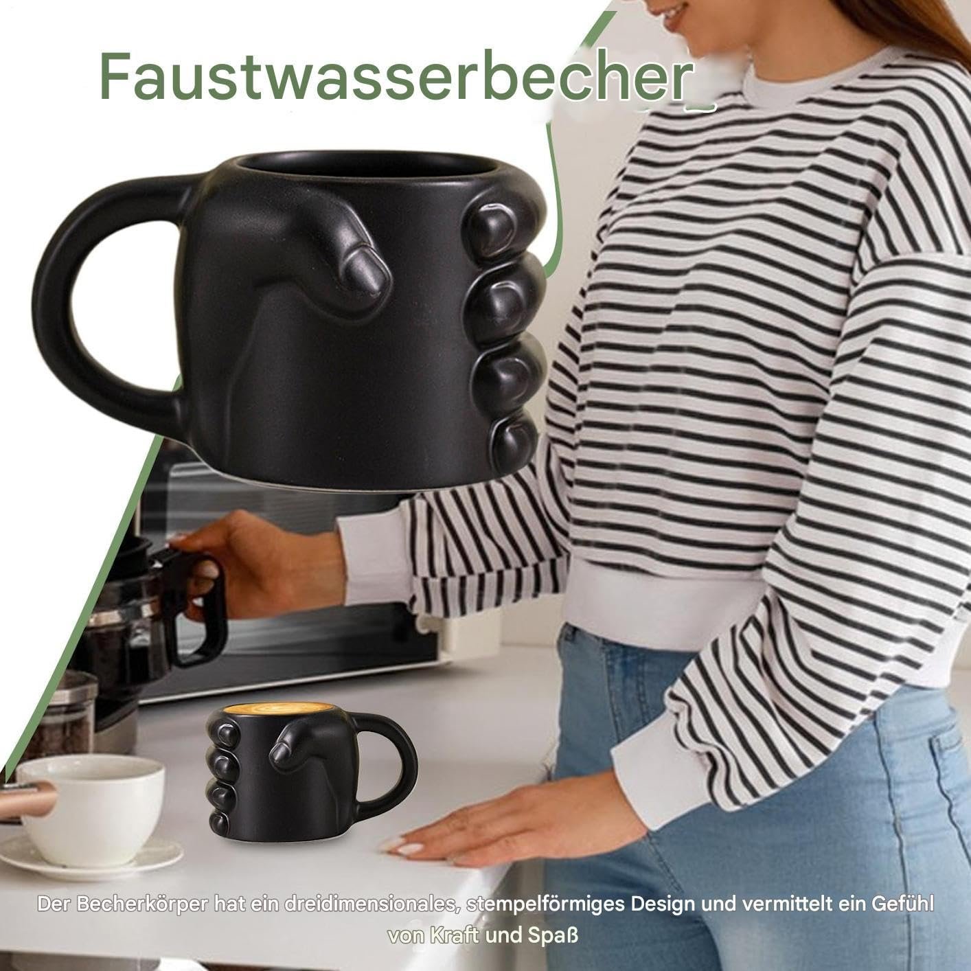 Кухоль Керамічний, у вигляді кулака, фото №7