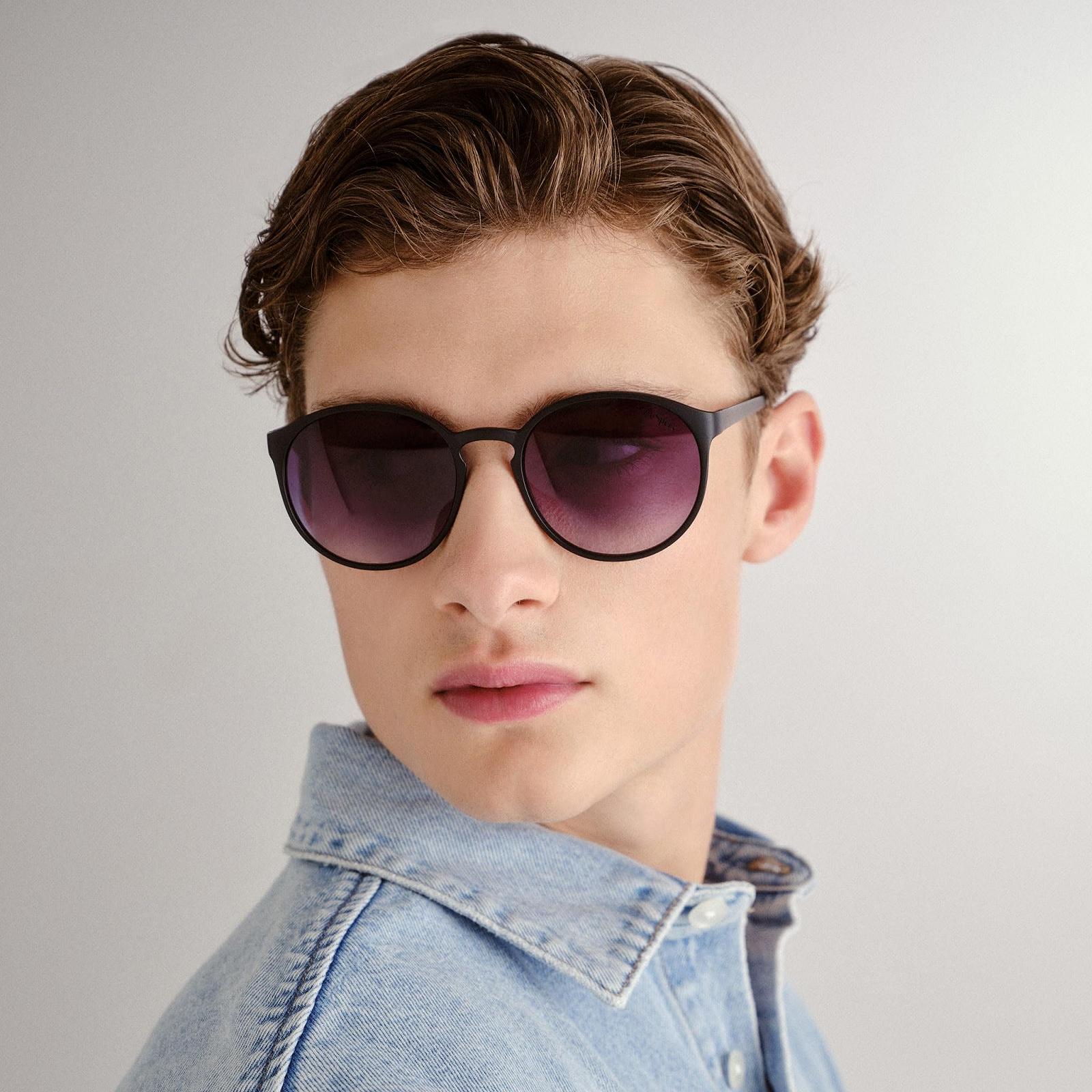 Сонцезахисні окуляри Le Specs SWIZZLE TR LSP1502061, круглі, чорний матовий, з захистом від УФ-випромінювання, фото №6 Сонцезахисні окуляри Le Specs SWIZZLE TR LSP1502061, круглі, чорний матовий, з захистом від УФ-випромінювання, фото №6