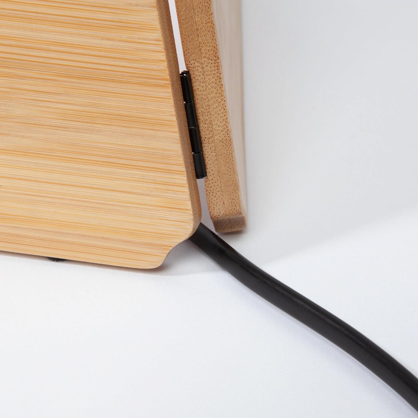 Підставка для ноутбука Sigel SA207 Bamboo, регульована по висоті, легка, складна, портативна, 30 x 14.5 x 1.8 см, фото №4