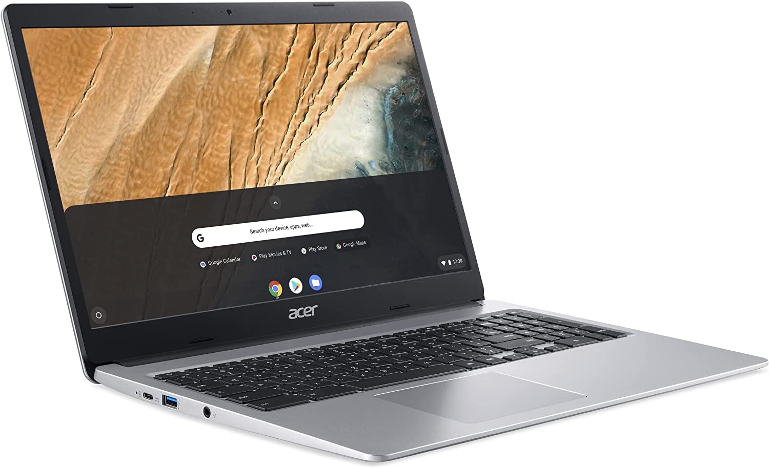 Сенсорний ноутбук 15.6" Acer Chromebook 315 (CB315-3HT-C74D) Intel Celeron RAM 4GB eMMC 128GB 12год батарея ChromeOS (UKR), фото №2
