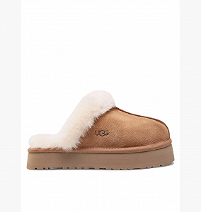 Тапочки UGG Disquette Коричневый synthetic.ua - Фото 1