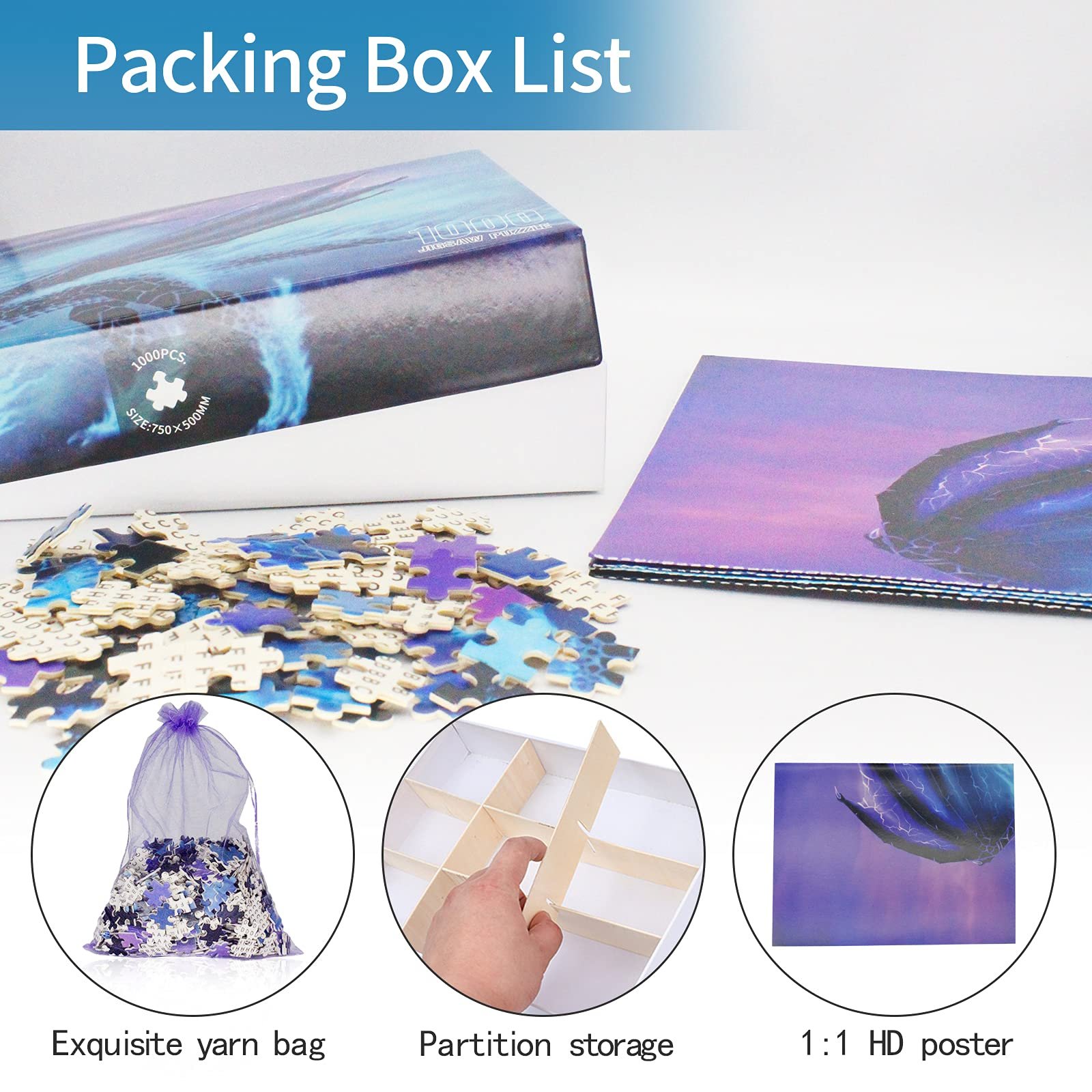 Пазл Dragon In The Mountains 1000 елементів, фото №7 Пазл Dragon In The Mountains 1000 елементів, фото №7