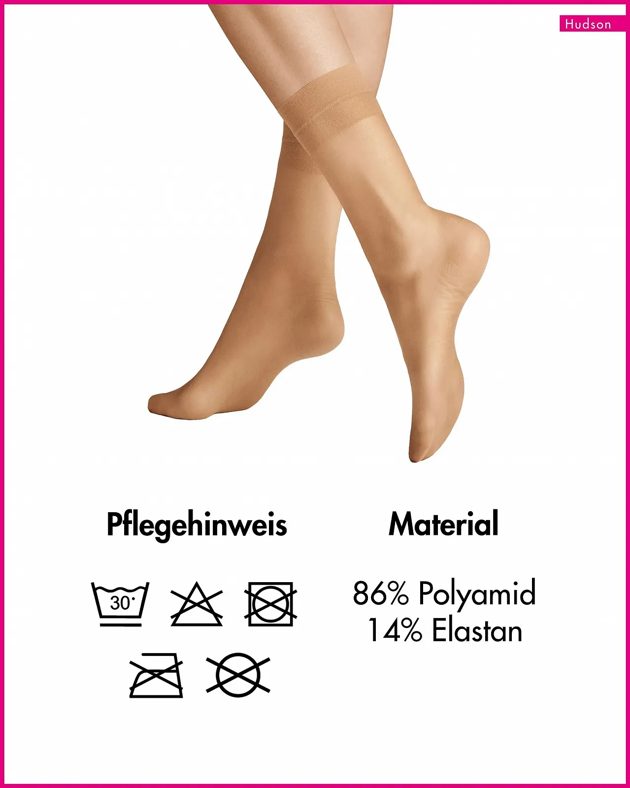 Шкарпетки Hudson Simply Shine 15 2-Pack soft 15 DEN, фото №3