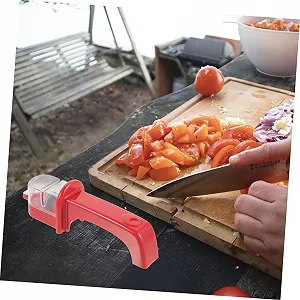 Точило для кухонних ножів та ножиць TOYANDONA ABS портативна ергономічна synthetic.ua - Фото 1