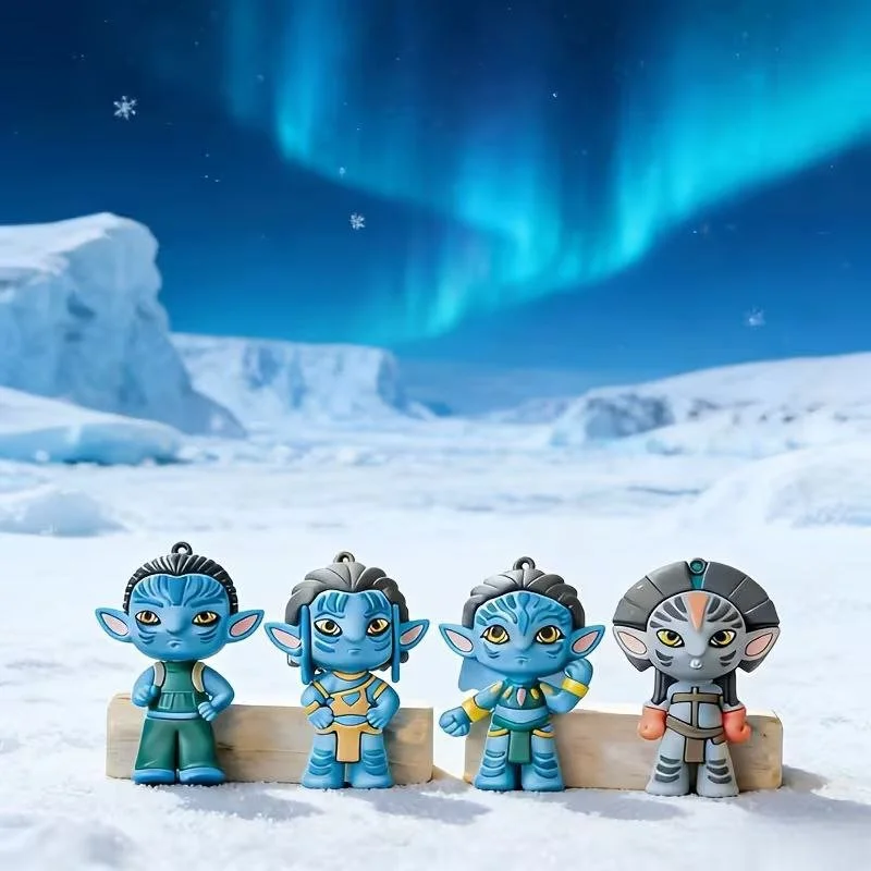 Набір фігурок Аватар Avatar дитячі іграшки Пандора 4 шт 7 см, фото №2