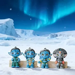 Набір фігурок Аватар Avatar дитячі іграшки Пандора 4 шт 7 см synthetic.ua - Фото 1