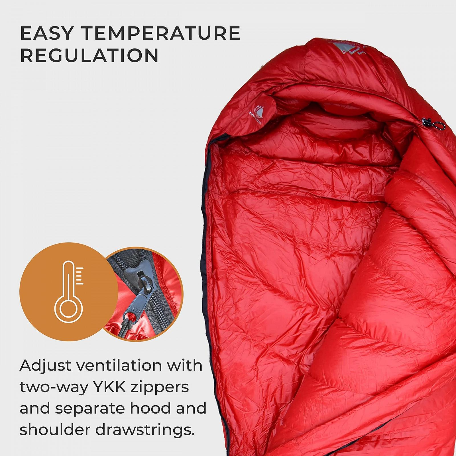 Спальный мешок Hyke & Byke Quandary -10 Degree Down Light Small 5 цветов, фото №4