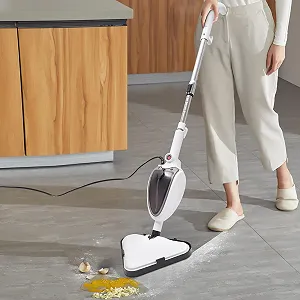 Електрична парова швабра 1200W 0.28 л Біла synthetic.ua - Фото 1