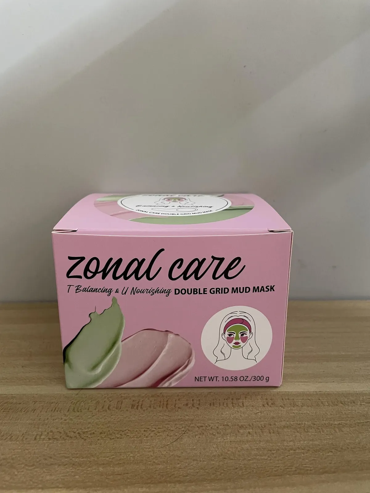 Маска Глиняна Zonal Care Double-Grid для регулювання жирності шкіри - Маска для глибокого очищення, фото №1