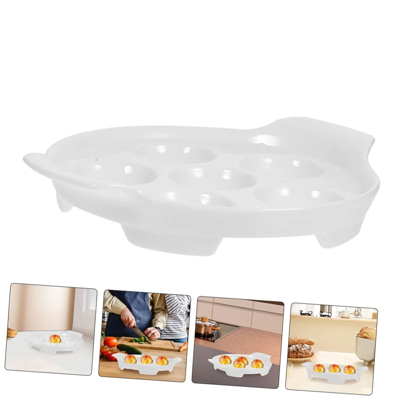 Набір форм для равликів керамічні 2 шт для морепродуктів, фото №9