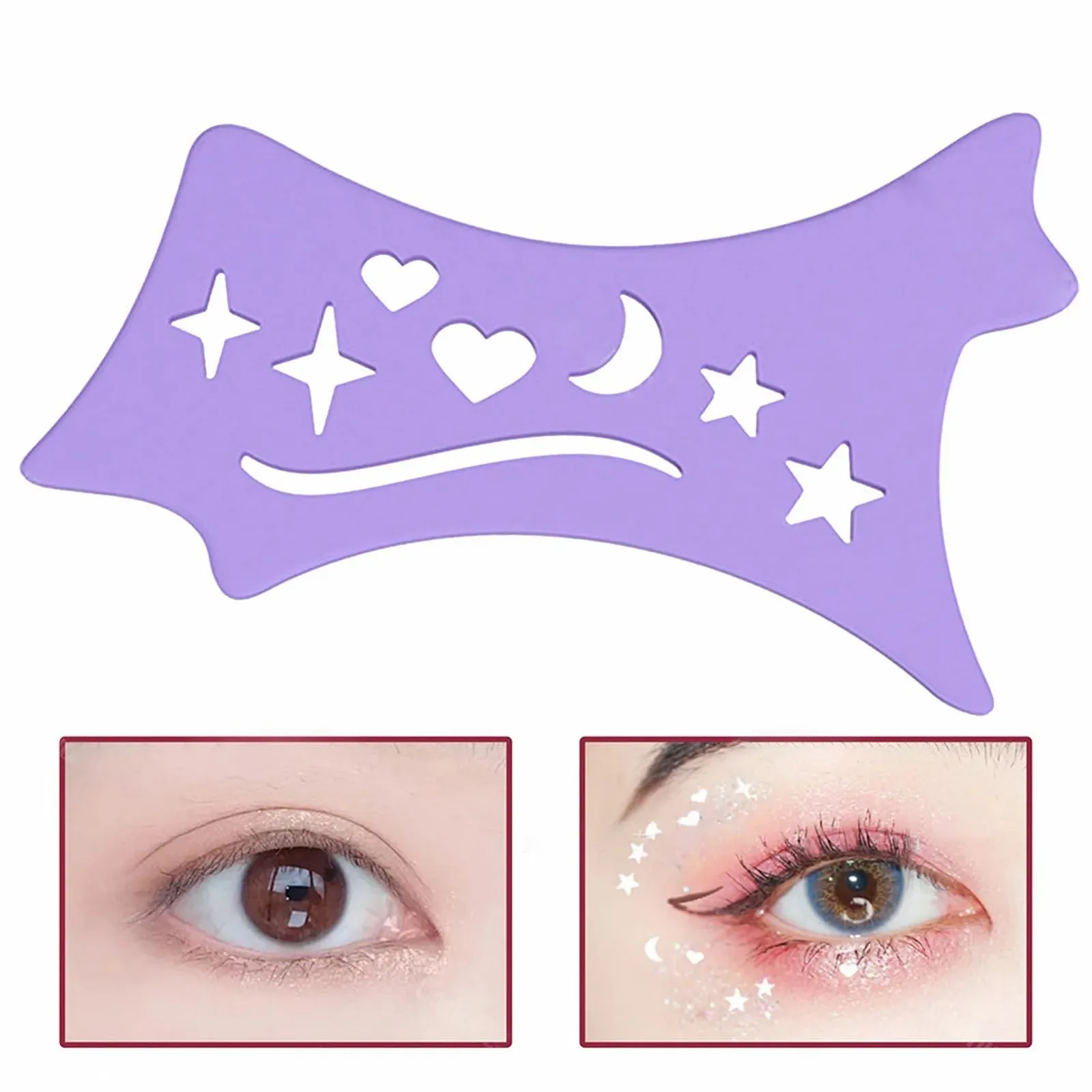 Шаблон для тіней та підводки Jomewory, Силіконовий, фото №6