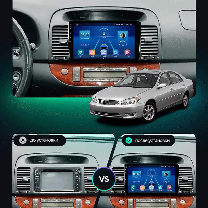 Штатна магнітола Lesko для Toyota Camry V XV30 2001-2004 екран 9 4/64Gb CarPlay 4G Wi-Fi GPS Prime, фото №3