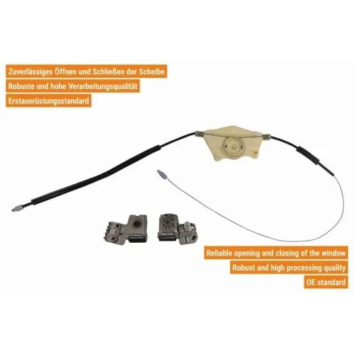 Склопідйомник VAICO V10-2392 Original VAICO Quality для SEAT SKODA VW VAG, фото №2