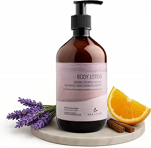 Лосьйон для тіла ENA Living у диспенсері - 500 мл з лавандою, апельсином і кедровим деревом - Фото 1