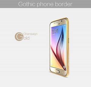 Металлический бампер Nillkin Gothic Series для Samsung G920F Galaxy S6 Золотой Металлический бампер Nillkin Gothic Series для Samsung G920F Galaxy S6 Золотой