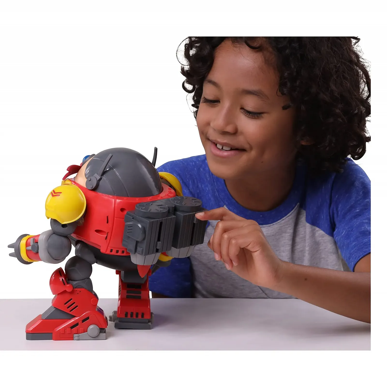 Игровой набор Giant Dr. Eggman Robot Battle Set 22 см с фигуркой Sonic 6 см, фото №5