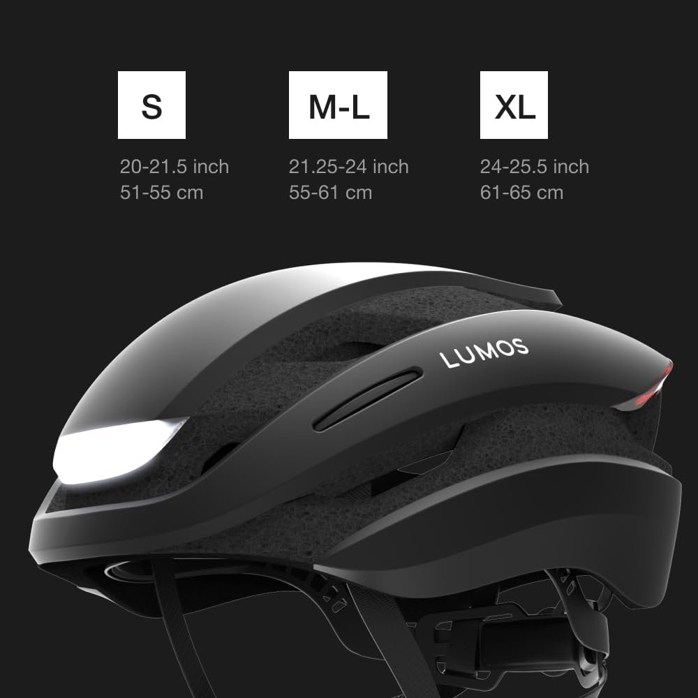 Шлем Lumos Ultra Smart Bicycle с передним и задним светом (LED), указателем поворота, стоп-сигналами и Bluetooth. Размер: 54-61 см., фото №6