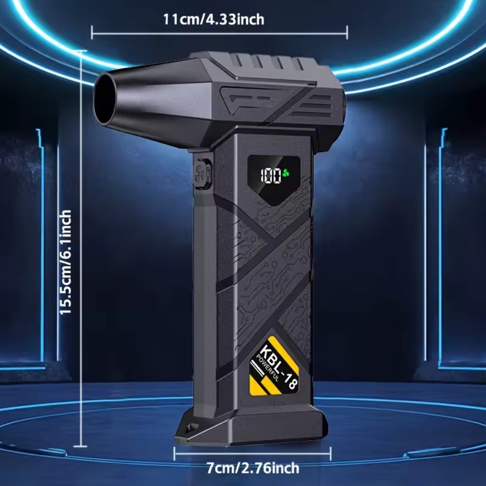 Турбовентилятор Violent KBL-18 Turbo Jet Fan 150000 RPM Black, фото №8