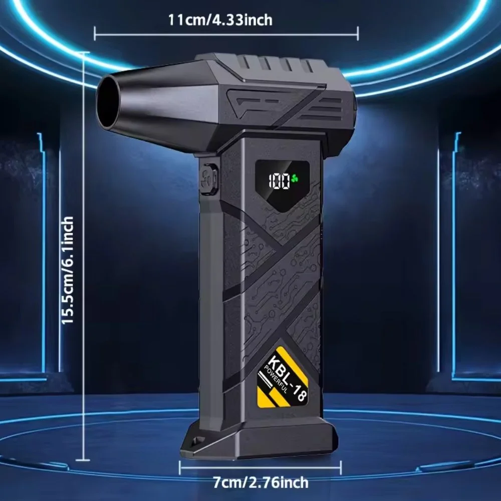 Портативний турбовентилятор Violent KBL-18 Turbo Jet Fan 150000 RPM Black, фото №9