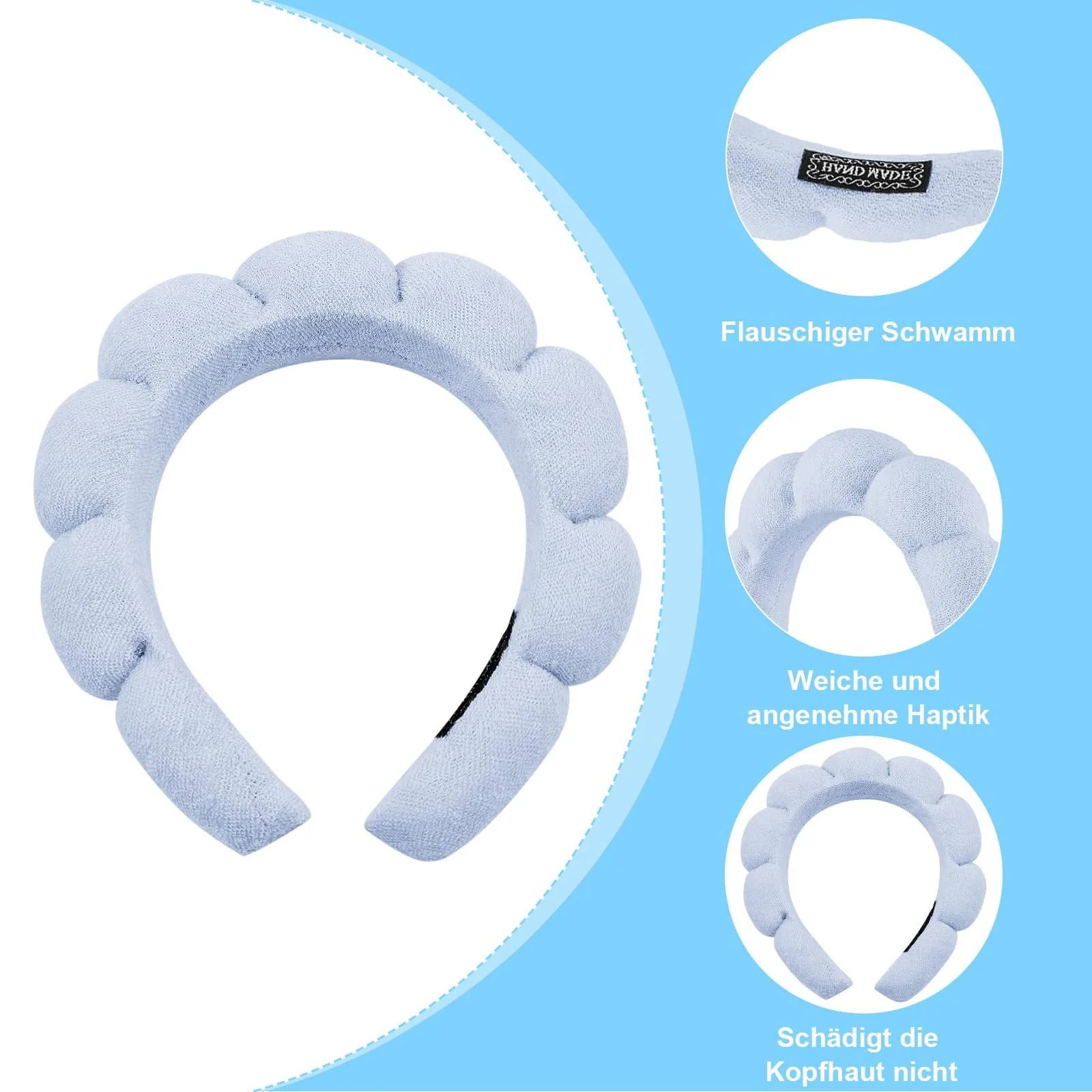 Набор обручей для волос (4 шт.), фото №6