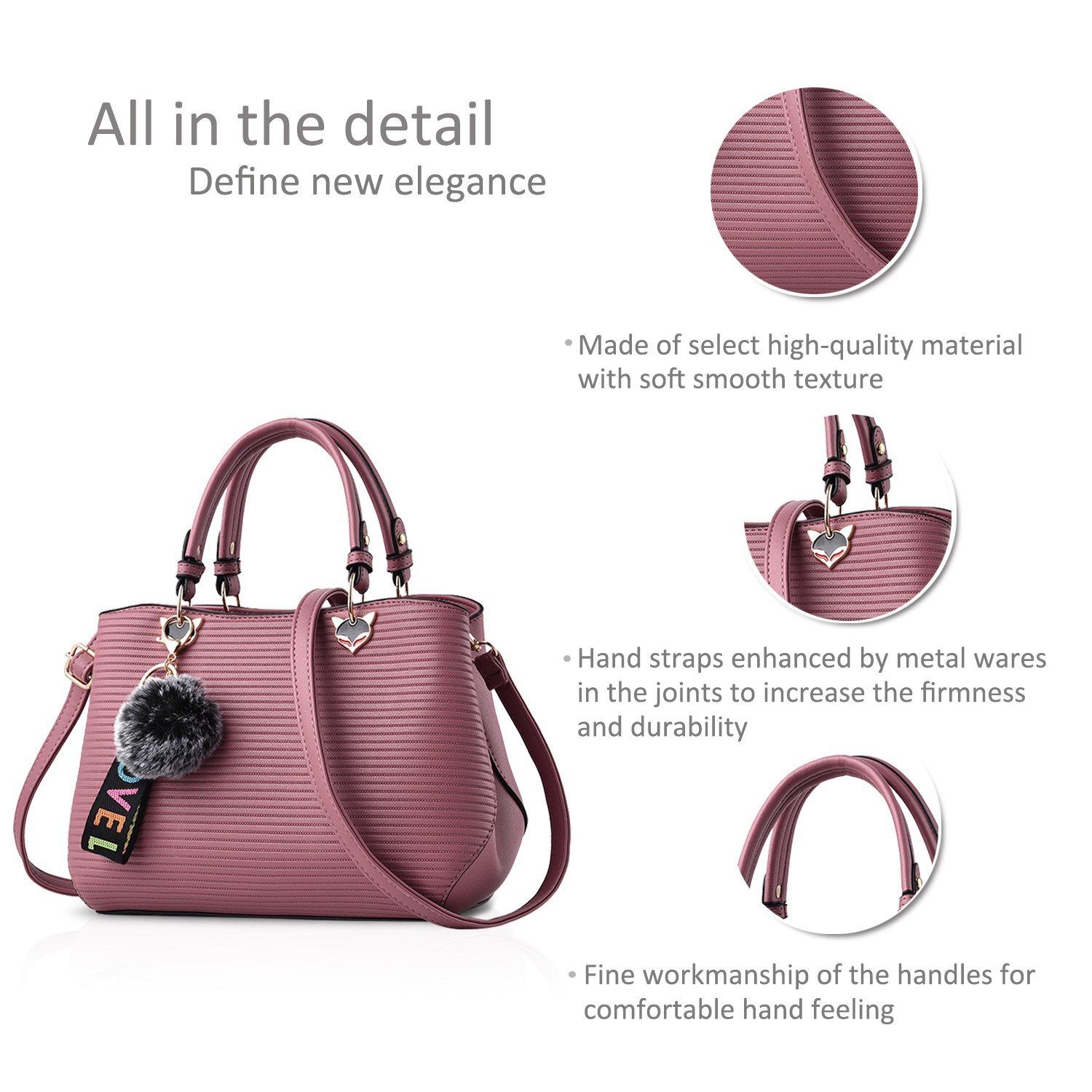 Женская сумка NICOLE&DORIS PU, фото №6 Женская сумка NICOLE&DORIS PU, фото №6