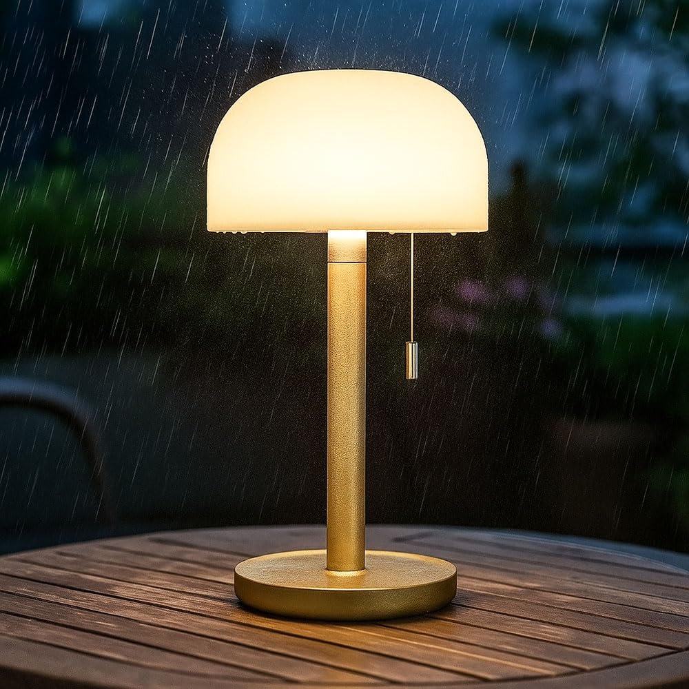 Настольная лампа GLOBO LIGHTING Bamboo LED Brass 1.5 Вт IP44, фото №4