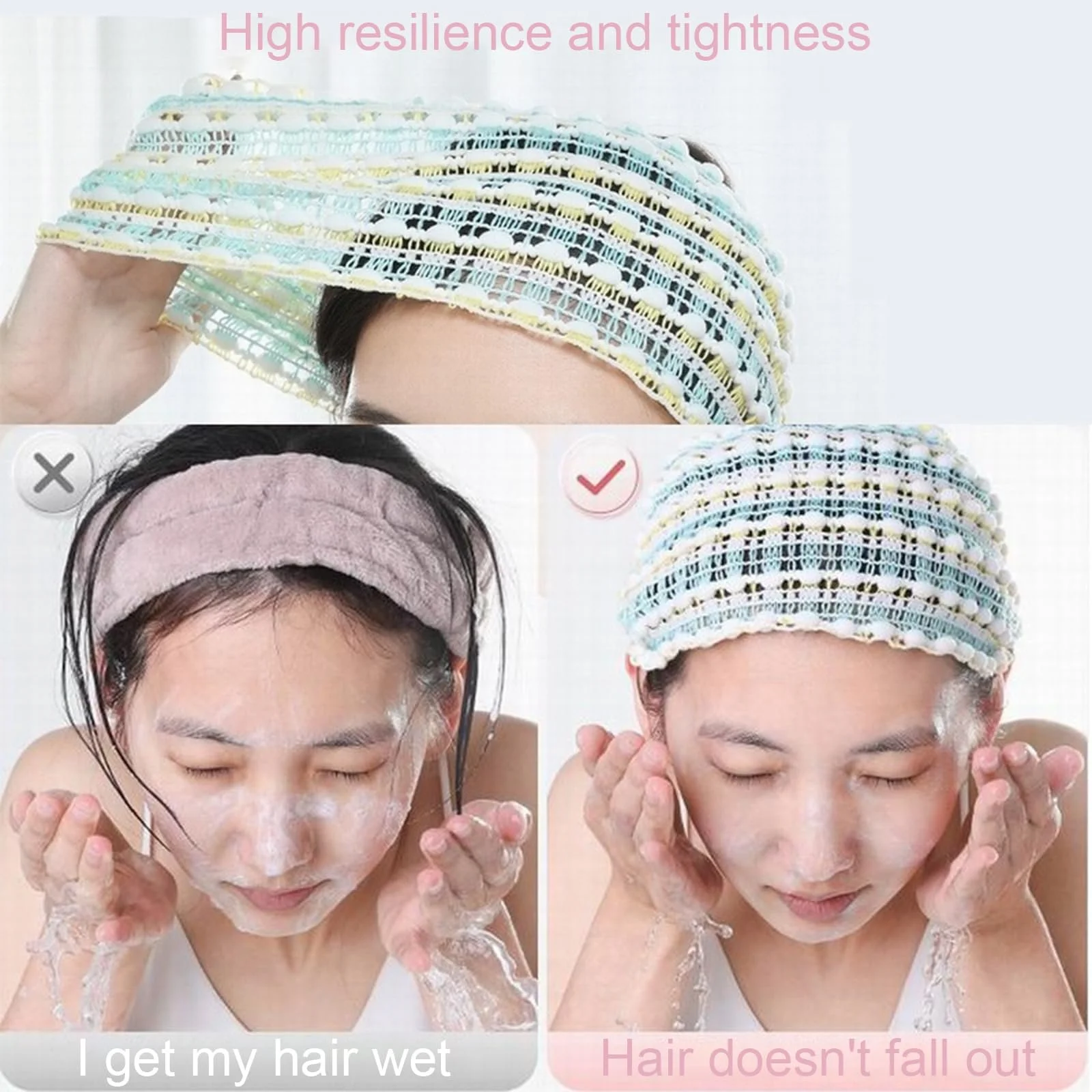 Пов'язка для волосся CATOR, для спа-процедур для вмивання обличчя, фото №3