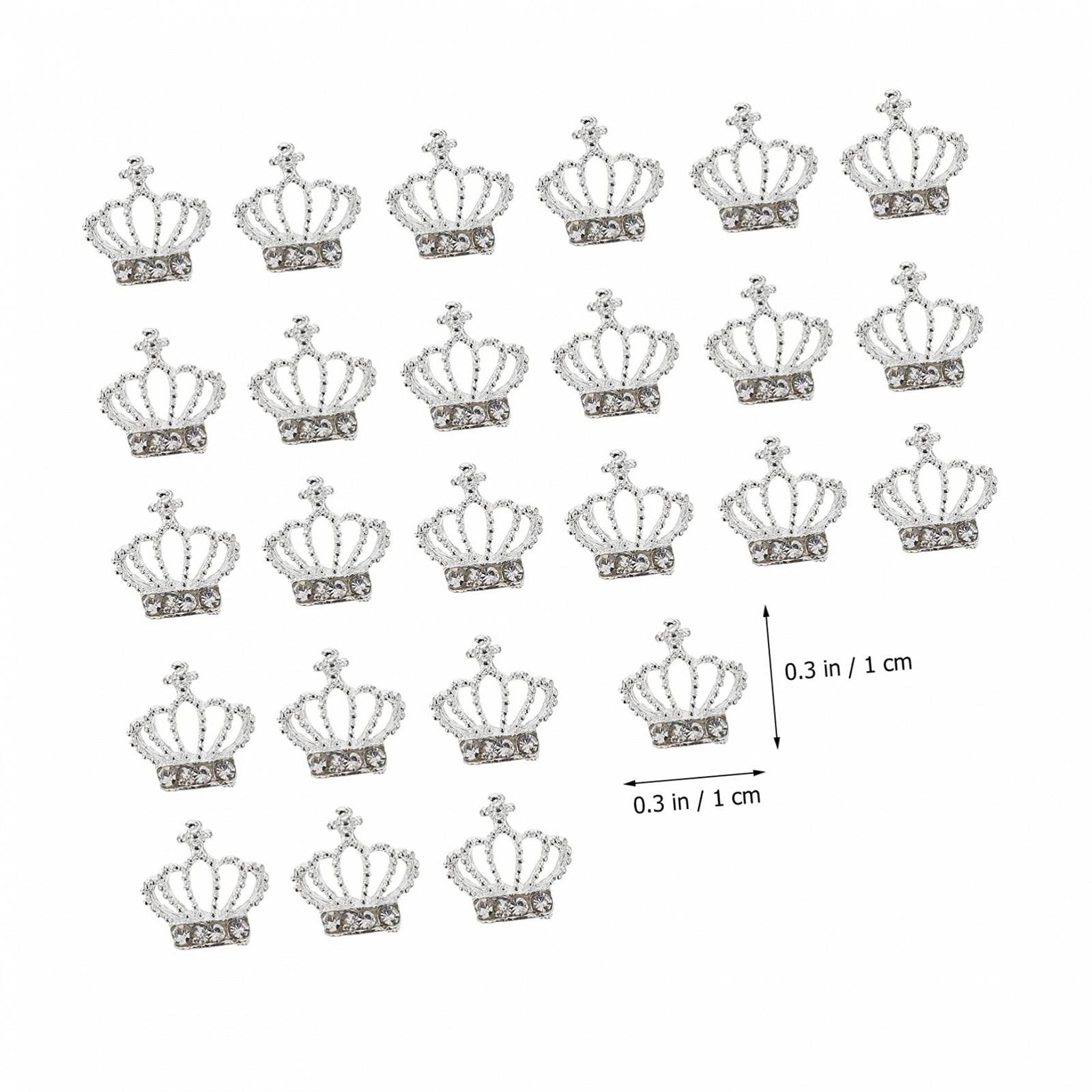 Стразы для ногтей Crown 30 шт. для дизайна ногтей, фото №8