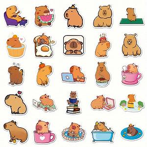 Капибара стикеры наклейки Capybara аксессуары 50 шт ціна на synthetic.ua - Фото 1 Капибара стикеры наклейки Capybara аксессуары 50 шт synthetic.ua - Фото 1
