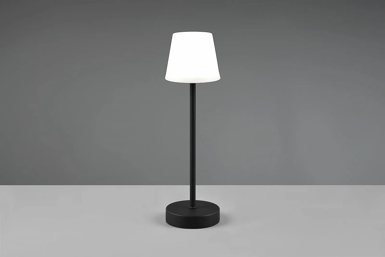 Вулична настільна лампа Reality Leuchten Martinez R54086132 LED Акумуляторна 2.2 Вт Сенсорна Матова чорна, фото №3