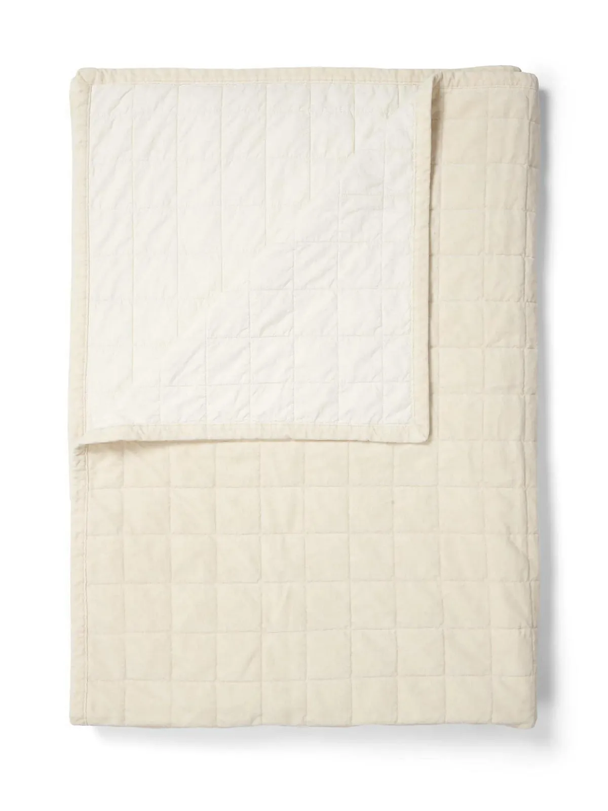 Покривало Essenza Julia Sand 270 x 265 см Бавовняний Оксамит Однотонний, фото №1