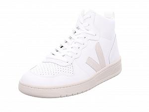 Кроссовки Veja V-15 High Bianco мужские - Фото 1