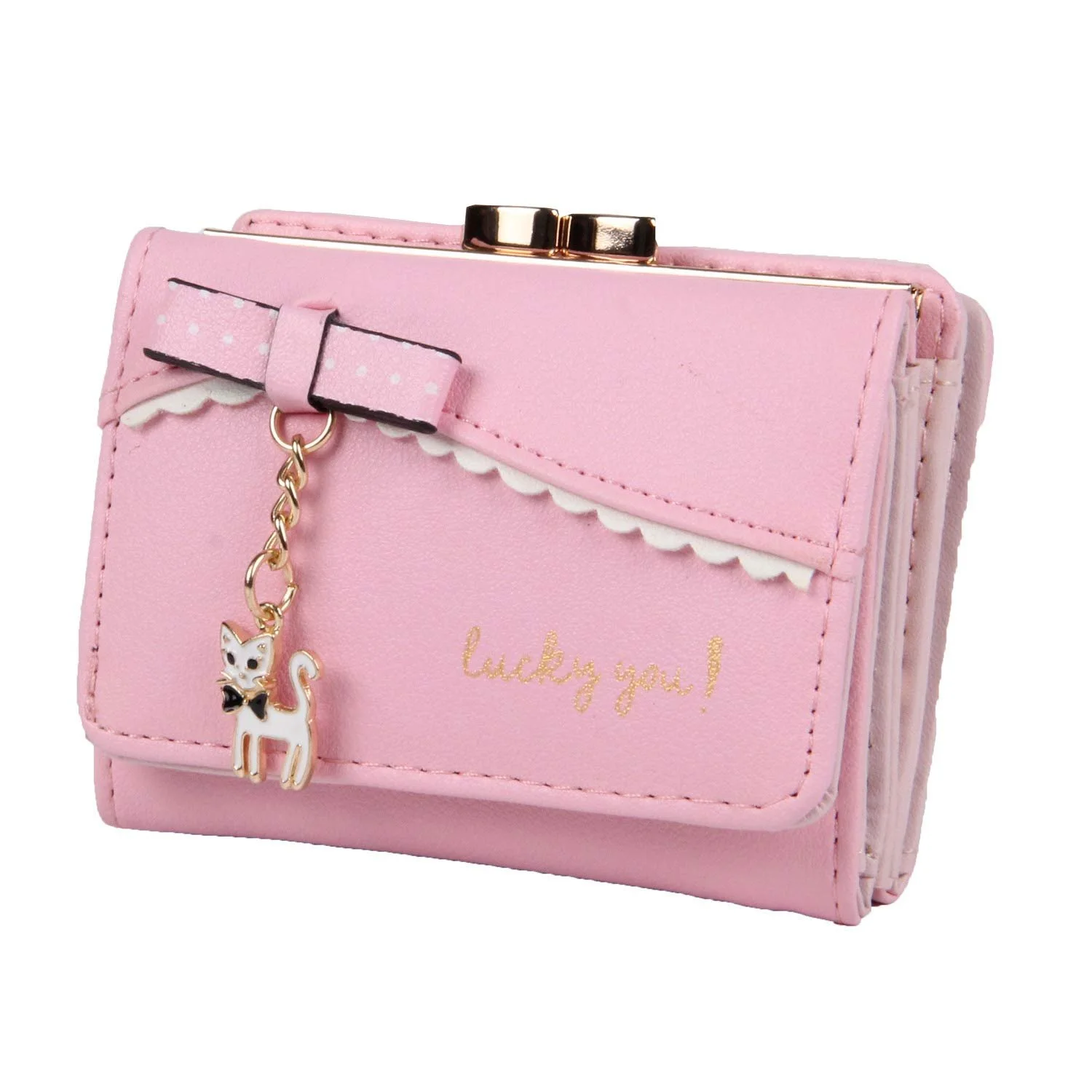 Гаманець LUI SUI PU Leather Cute Cat Animal малий з китицею та блискавкою, фото №1 Гаманець LUI SUI PU Leather Cute Cat Animal малий з китицею та блискавкою, фото №1