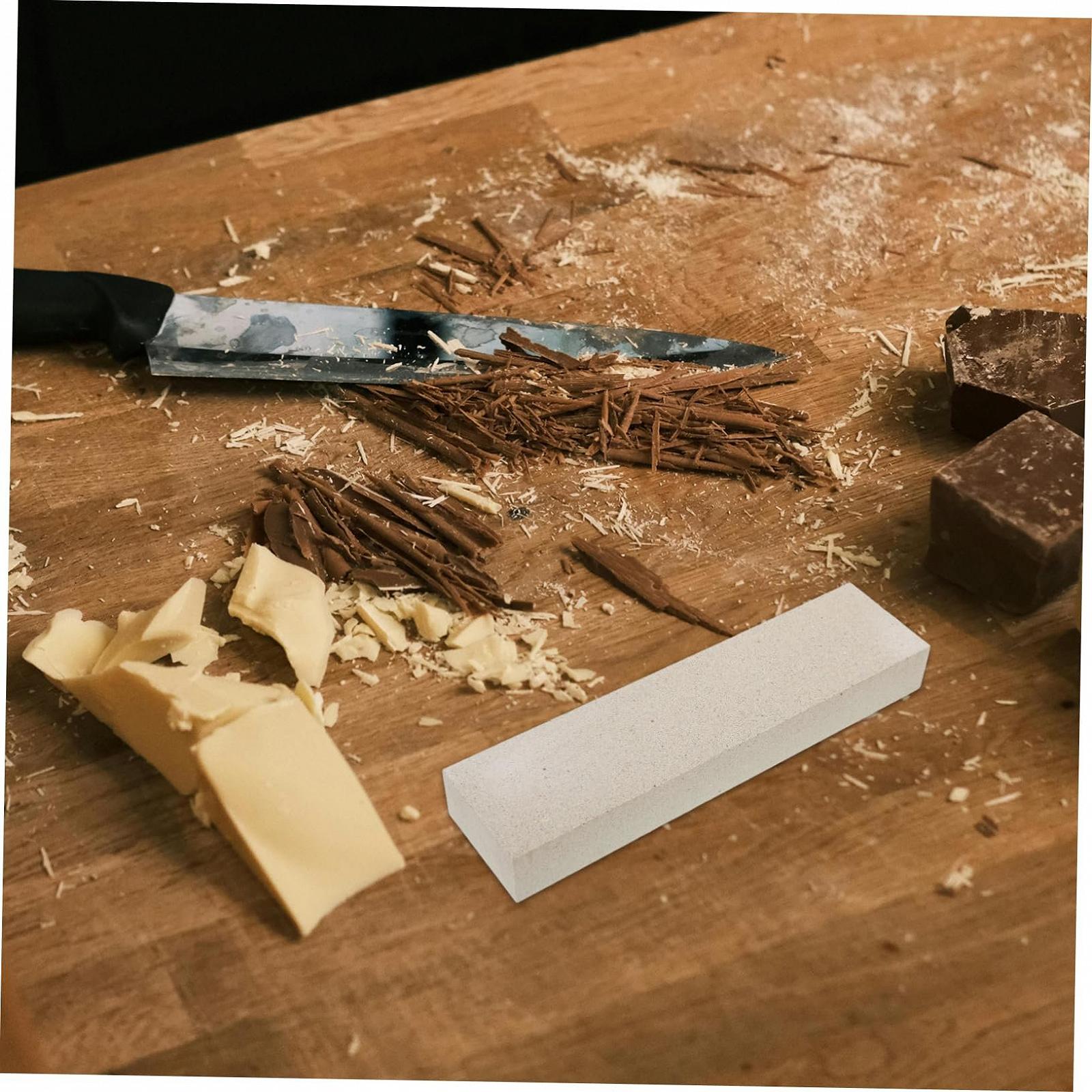 Точильные камни портативные двухсторонние серые 3 шт., фото №6