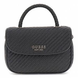 Сумка з верхньою ручкою GUESS Mirema Flap Black - Фото 1