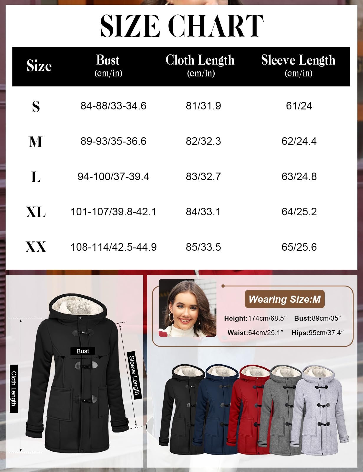 Зимове пальто Vancavoo Жіноча тепла, фото №6 Зимове пальто Vancavoo Жіноча тепла, фото №6