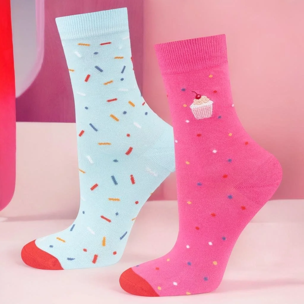 Шкарпетки Soxo Cupcake Ice Cream Жіночі 35-40, фото №8 Шкарпетки Soxo Cupcake Ice Cream Жіночі 35-40, фото №8
