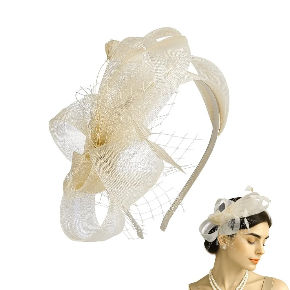 Обруч-федор AHANDMAKER с перьями для женщин, фото №1