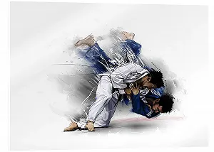 Картина з акрилового скла Posterlounge Tompico Judo 30 x 20 см - Фото 1