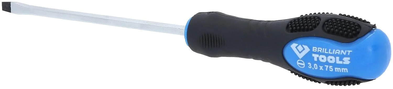 Викрутка шліцьова Brilliant Tools BT034801 з ударним ковпачком 3.0 мм, фото №5
