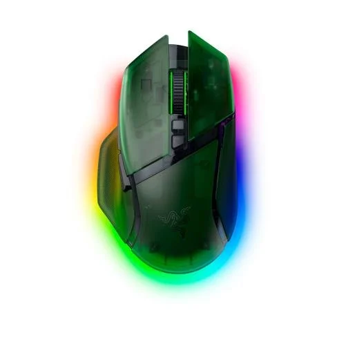 Мышка Razer Basilisk V3 Pro 35K Wireless/Bluetooth/USB Phantom Green (RZ01-05240300-R3G1), фото №1 Мышка Razer Basilisk V3 Pro 35K Wireless/Bluetooth/USB Phantom Green (RZ01-05240300-R3G1), фото №1