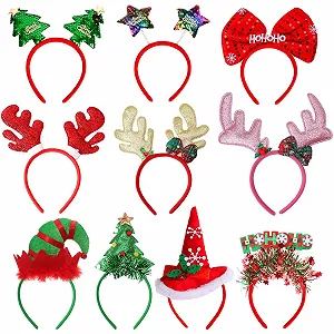 Набор рождественских обручей 10 шт. - Фото 1