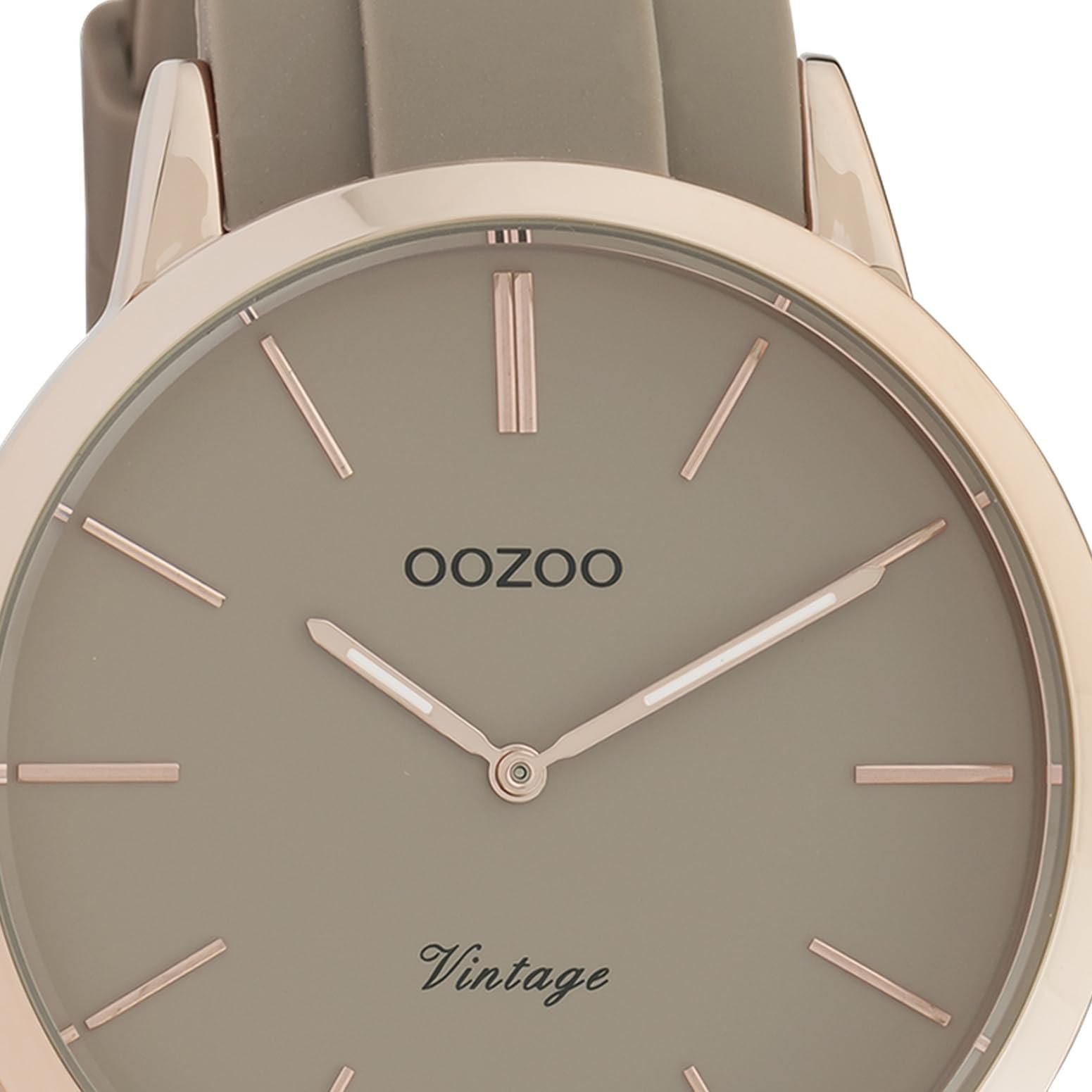 Женские часы Oozoo Vintage C20170, 42 мм, розовый/бежевый/бежевый, фото №2