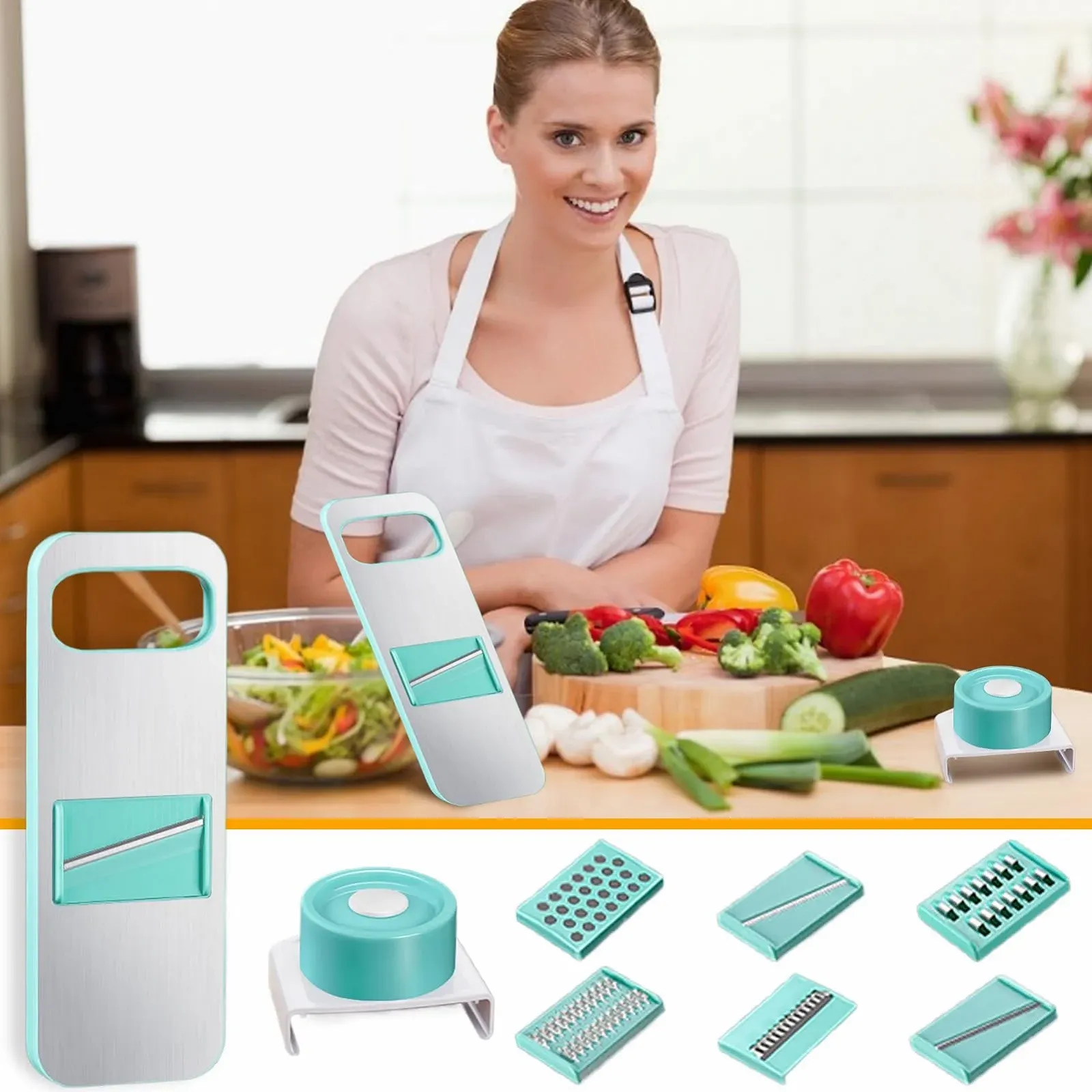 Терка для часнику з магнітною задньою стороною для кухні ресторану та дому, фото №9