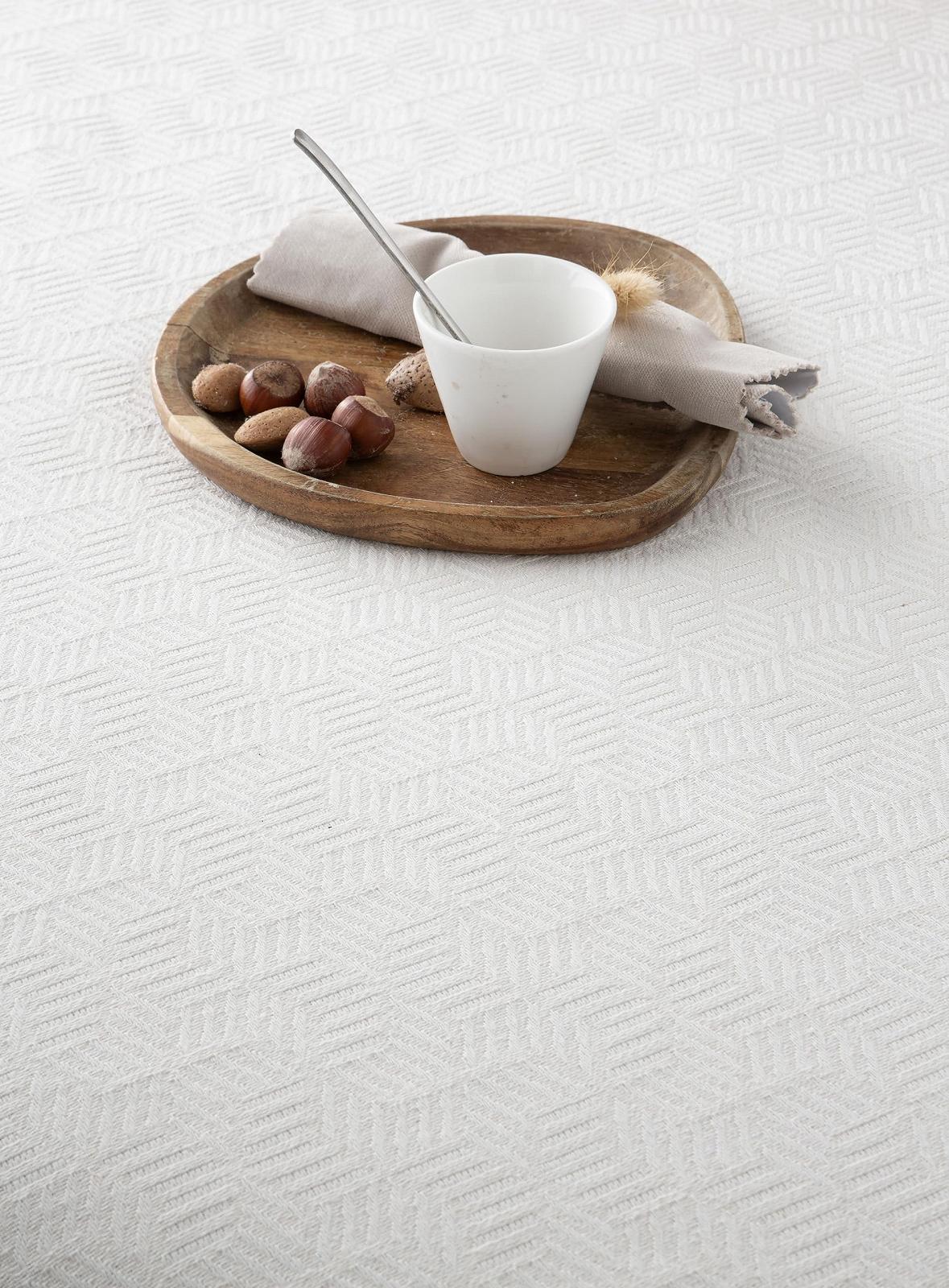 Покривало GAMUSI Багатоцільове для ліжка, дивана М'яка бавовна Геометричний 180 x 140 см Натуральний, фото №5 Покривало GAMUSI Багатоцільове для ліжка, дивана М'яка бавовна Геометричний 180 x 140 см Натуральний, фото №5